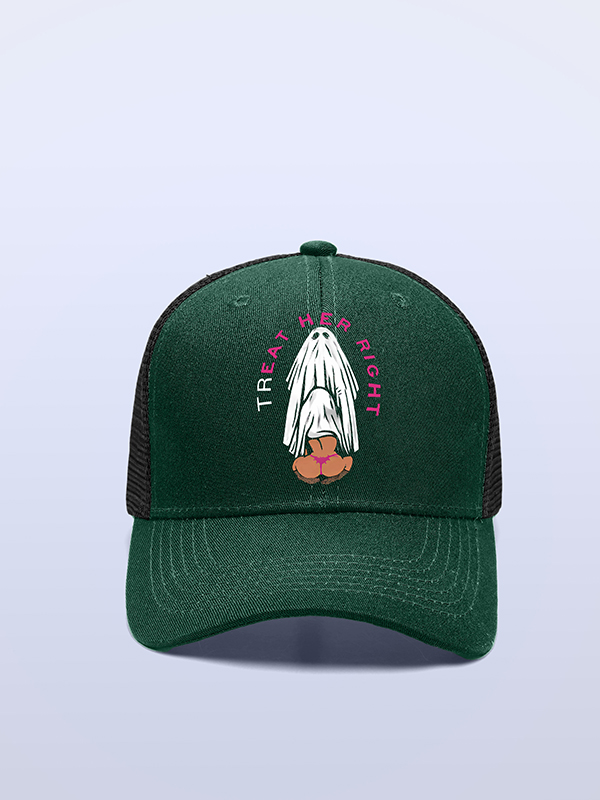 Treat Her Right Trucker Mesh Baseball Caps