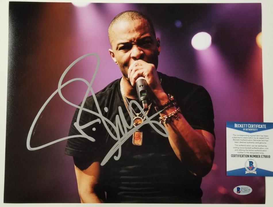 T.I. Clifford Harris Jr. Signed 11x14 Photo Poster painting #1 Hip Hop/ Rapper ~ Beckett BAS COA