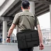 BAIGIO 15.6 inch Laptop Messenger Bag - Men's Tactical Shoulder Bag Military Large Computer Briefcase Holdall Handbag for Business College Men (Black)