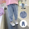 Kid Baby Girls Jeans  Trousers Fashion Denim Pants 2-8 Years