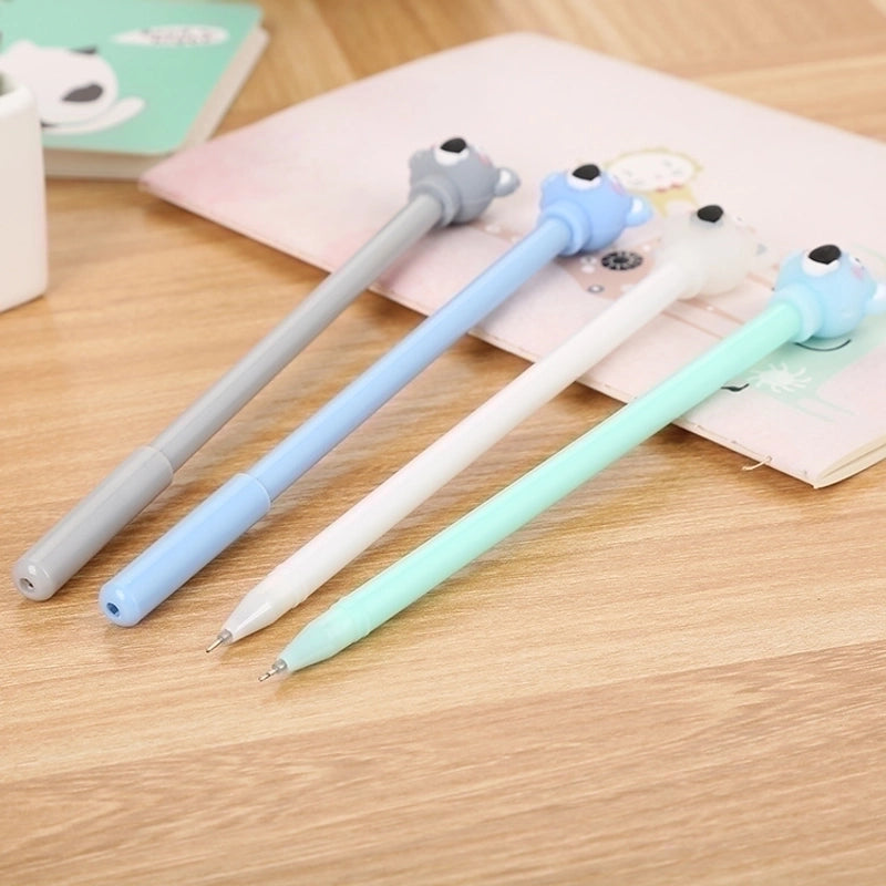 1 Piece Cartoon Class Learning Plastic Cute Gel Pen