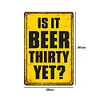 Warning Beer Zone - Vintage Metal Signs - 20*30cm/30*40cm - Warning