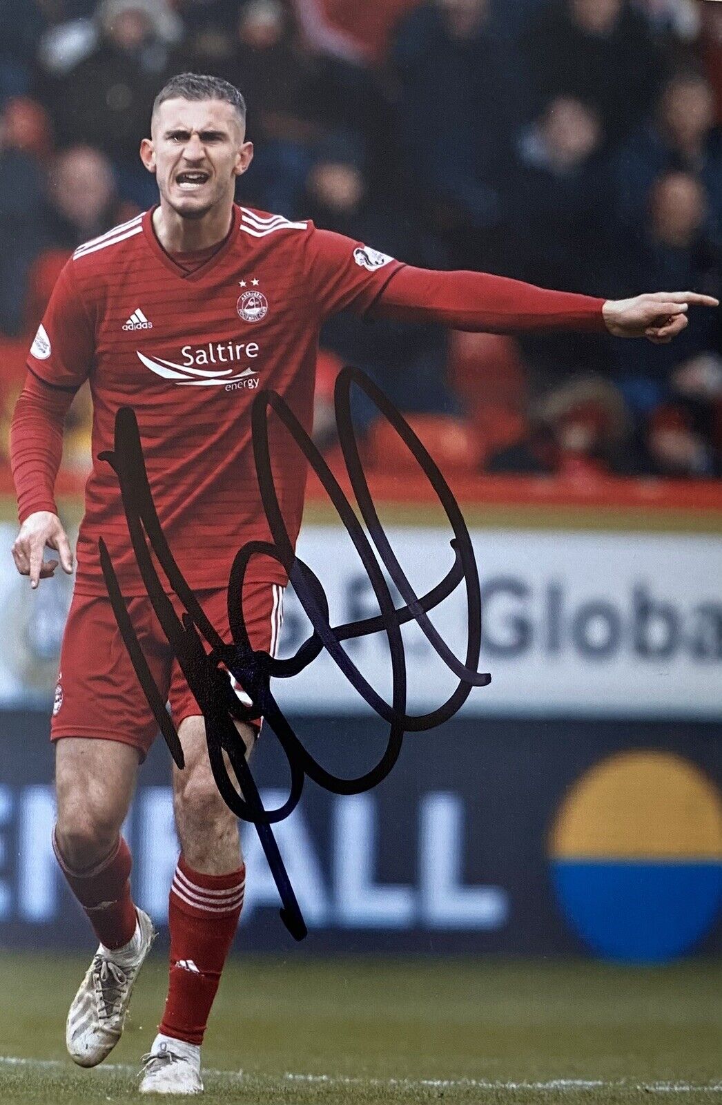 Dominic Ball Genuine Hand Signed Aberdeen 6X4 Photo Poster painting