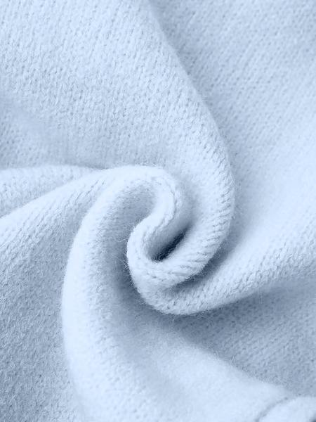 Long Sleeve Loose Knit Hoodie with Zipper Cardigan, Soft Comfortable Unique Design for Autumn & Winter Stylish Tops, Womenswear