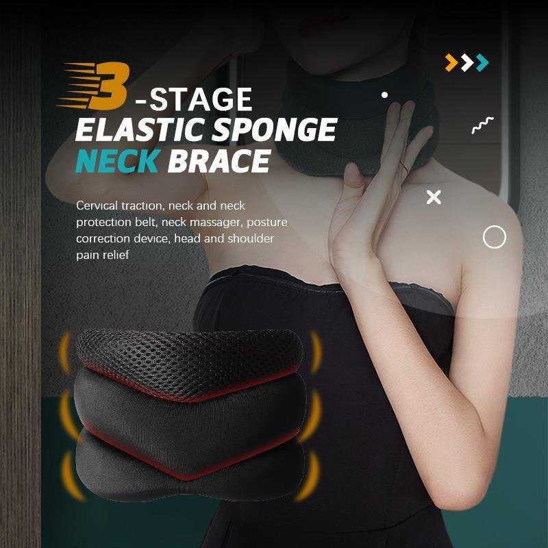 Three-stage Elastic Sponge Neck Brace