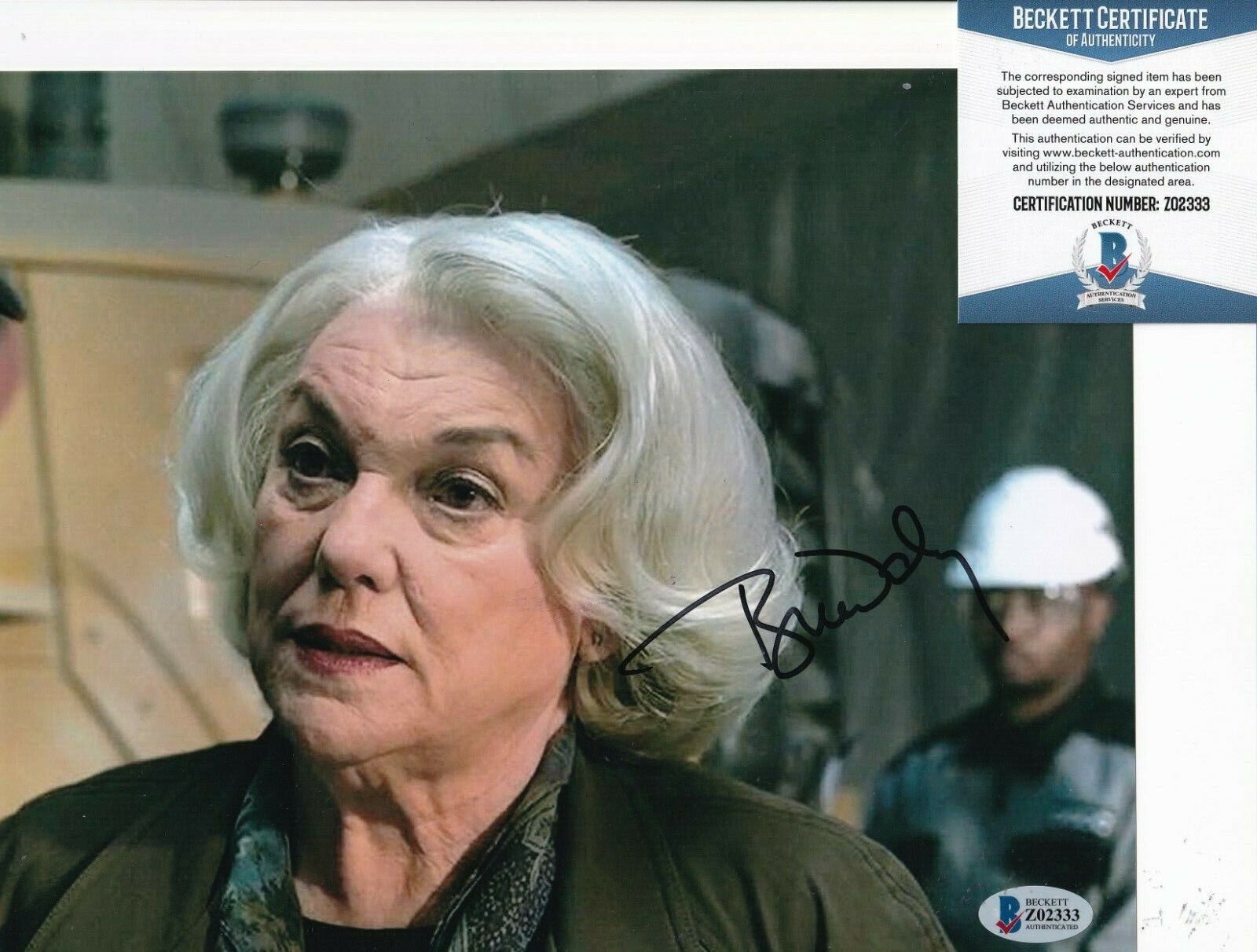 TYNE DALY signed (SPIDER MAN HOMECOMING) Movie 8X10 Photo Poster painting BECKETT BAS Z02333