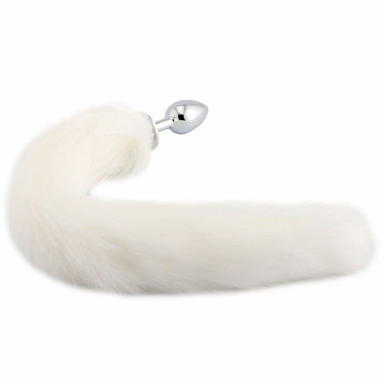 Multicolor Fox Metal Tail Plug, 14