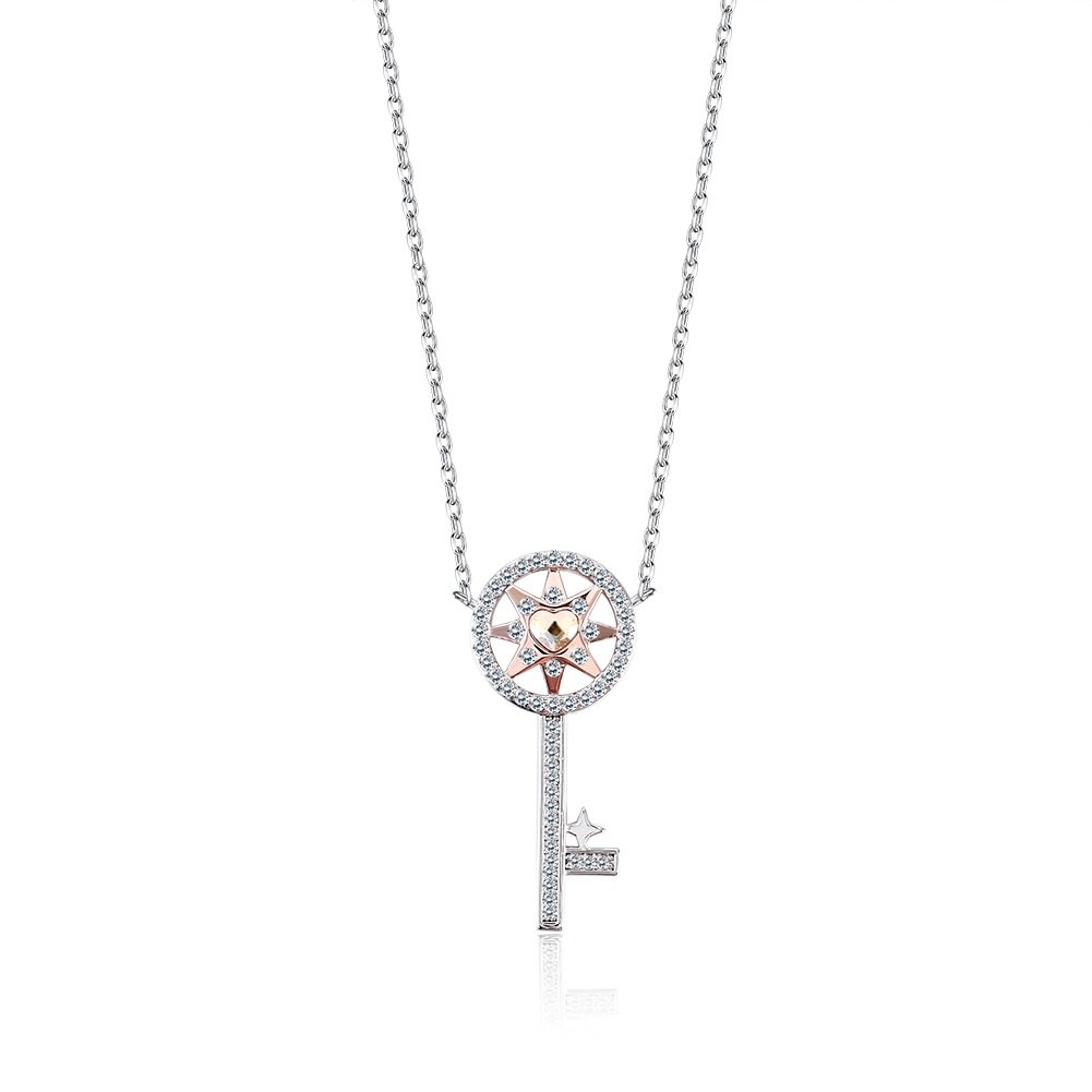 Austrian Crystal Dainty Necklace Luxury Pendant Necklace