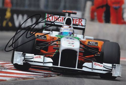 Famous F1 Driver Adrian Sutil Signed Photo Poster painting.