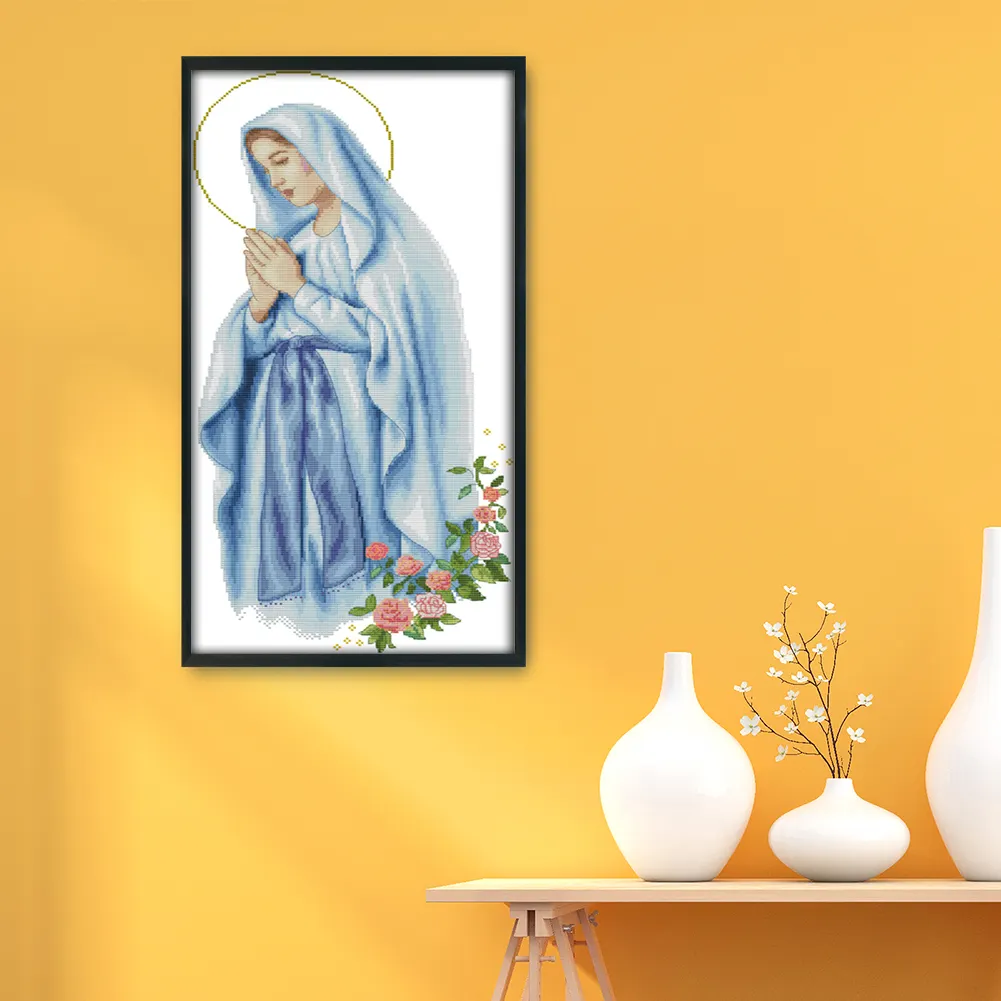 14ct Stamped Cross Stitch - Virgin Mary(57*31cm)