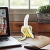 Modern Banana Table Lamp, Desk Lamp,Led Night Light Plating Resin Banana Lighting Fixture for Living Room, Bedroom,Home Office,Kids Room 