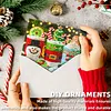 6pcs Diamond Painting Winter Christmas Greeting Card Kits with Envelopes for Family Friend Gifts