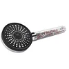 Ionic Filter Shower Head with Mineral Stone Balls for Remove Chlorine (Black)