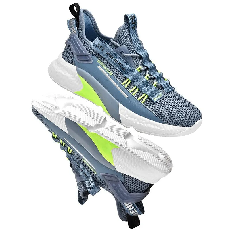 Breathable Lace-Up Casual Shoes Men Sneakers 2021 New Comfortable Outdoor Walking Shoes Plus Size 39-46 Feminino Zapatos