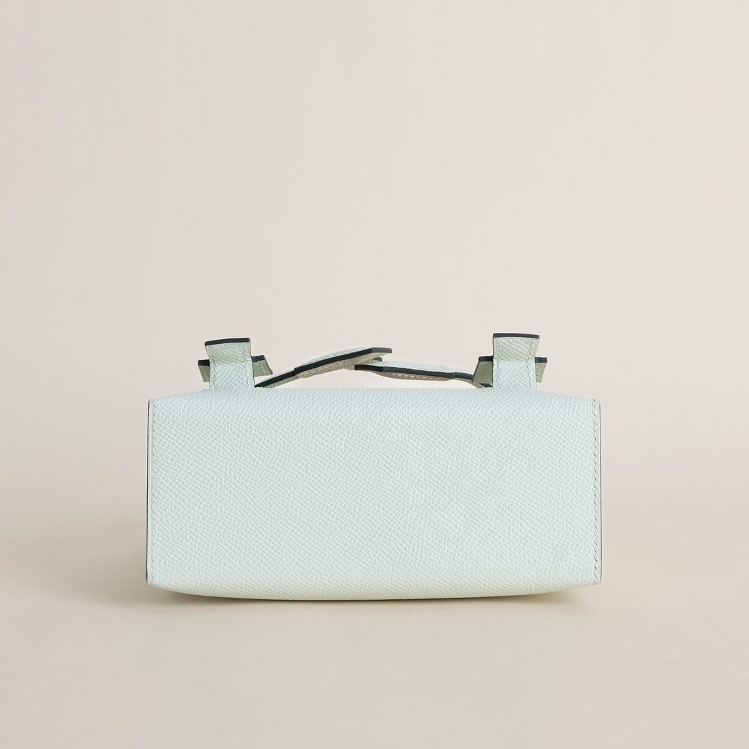 Kelly Doll Epsom  0V Gris ciment/ Z6 Malachite PHW