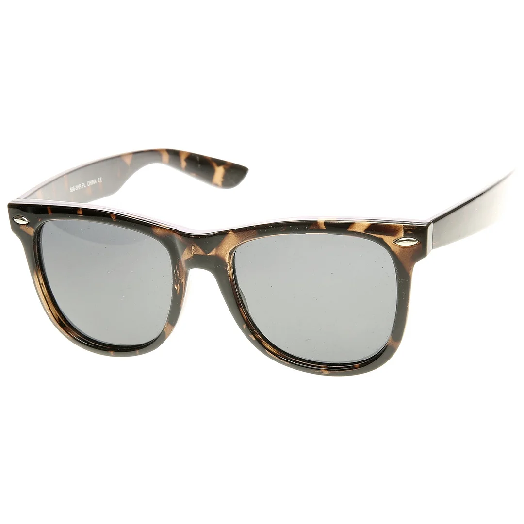 Large 55mm Lens Anti Glare Classic Horn Rimmed Style glasses