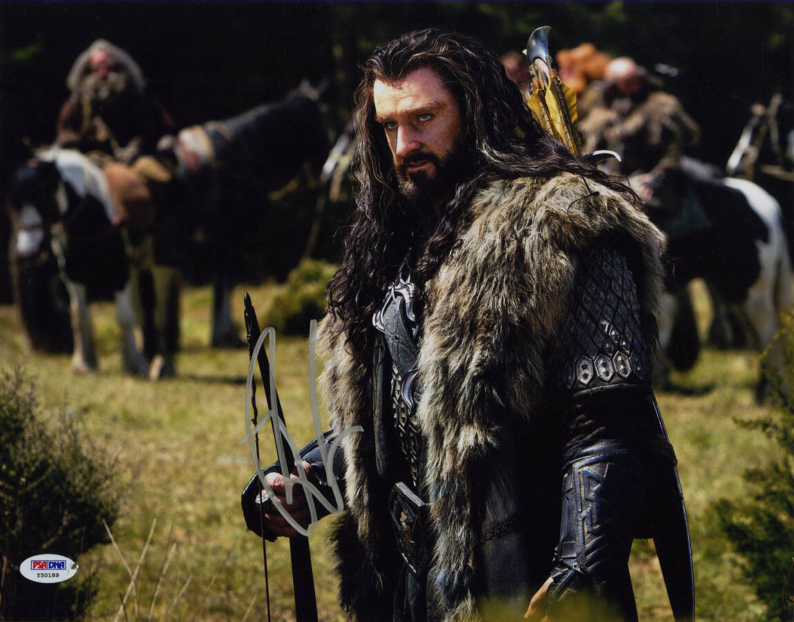 Richard Armitage SIGNED 11x14 Photo Poster painting Thorin The Hobbit LOTR PSA/DNA AUTOGRAPHED