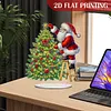 DIY Santa Claus And Tree Diamond Painting Ornaments (Double-Sided)
