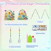 2pcs Easter Egg Diamond Painting Double-sided Crystal Window Suncatcher Craft Set Birthday Gifts Home Garden Decor Hanging Kit