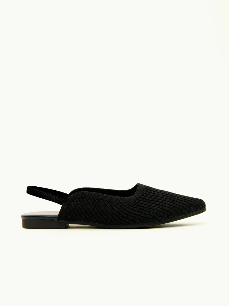 Slingback Pointed-toe Flats Radinnoo.com