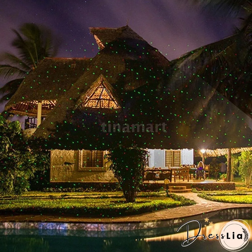 Outdoor Dynamic Sky Starry Sky Projection Light Waterproof Landscape Light Lawn Stage Effect Light Christmas Decoration Light Halloween Decoration Light