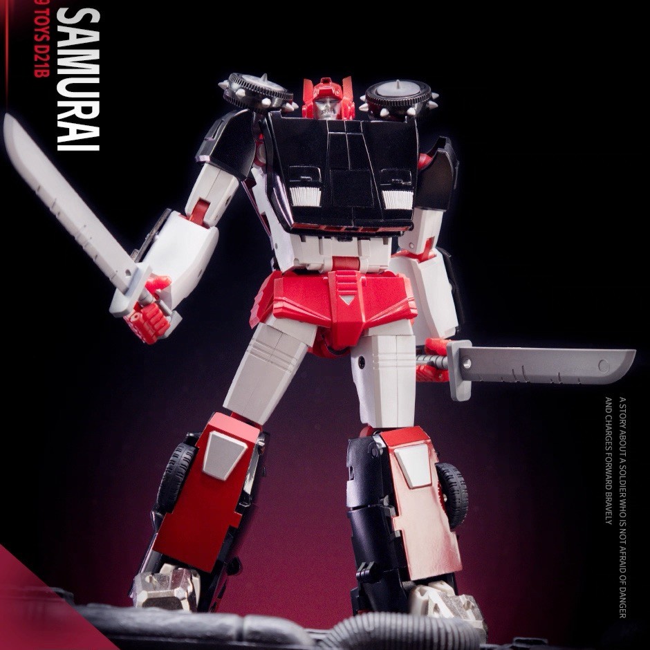 DX9D21B Dark Samurai Sideswipe Transformers Toy Model Action Figure Collectible
