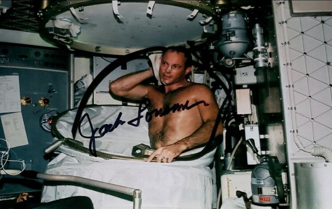 Jack Lousma Hand Signed Autograph Photo Poster painting Skylab NASA Astronaut STS 3 Commander