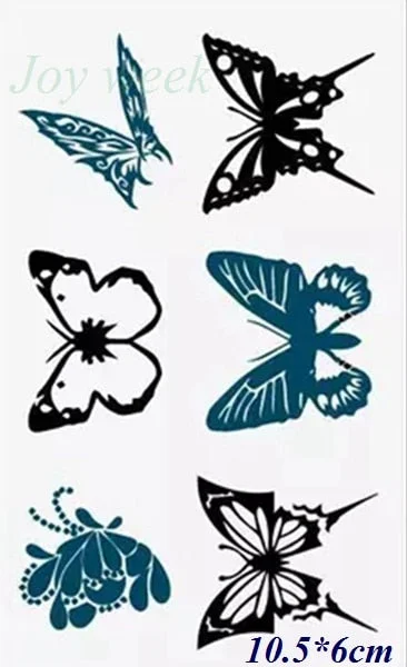 Waterproof Temporary Tattoo Sticker on body little birds stars love tatto ear face eye flash tatoo fake tattoos for girl women