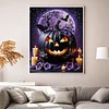 Halloween Pumpkin-11CT Stamped Cross Stitch 40*50cm