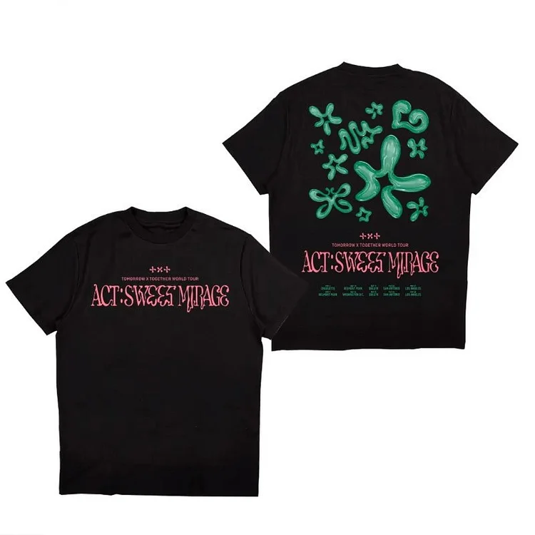 TXT World Tour ACT : SWEET MIRAGE US Tour T-shirt Ver.2