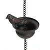 8 Feet Birds On Cups Rain Chain 8 Birds Cups Decoration Hangings for Gutter Roof