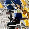 Gioiacombo Scarpe antinfortunistiche da uomo con puntale in acciaio anti-schiacciamento anti-pugnalata