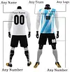 Custom Soccer Jersey Sport Training white Soccer Personalized Name Number Logo