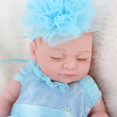 17" Little Lily Reborn Baby Girl Full Silicone Doll | Reborn Shoppe - Reborn Shoppe