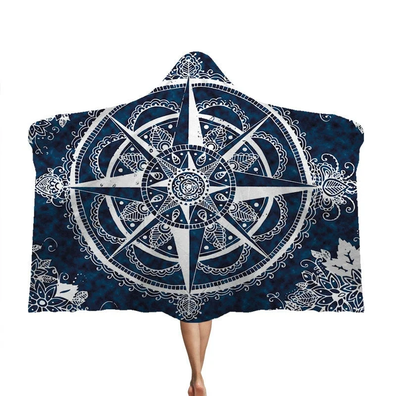 3D Printed Hooded Blanket Anime Soft Fluffy Blankets For Adults Sherpa Fleece Winter Throw Blanket Hoodie Blanket Travel Mantle