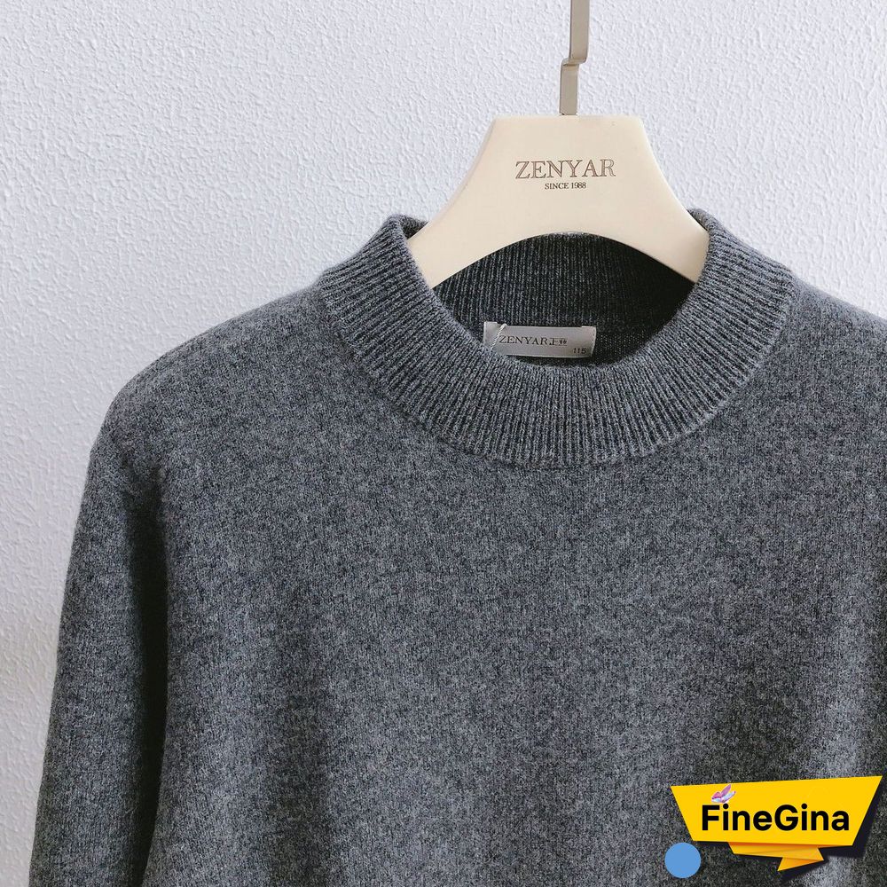 Warm Semi-turtleneck Loose Men's Sweater Men