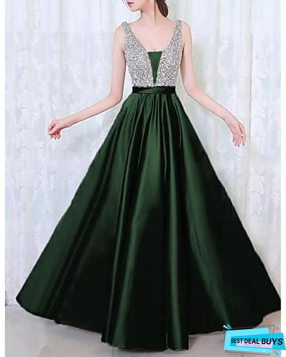 Women's A-Line Dress Maxi Long Dress Sleeveless Solid Colored Beaded Spring Summer Hot Black Purple Blushing Pink Green Black Dresses