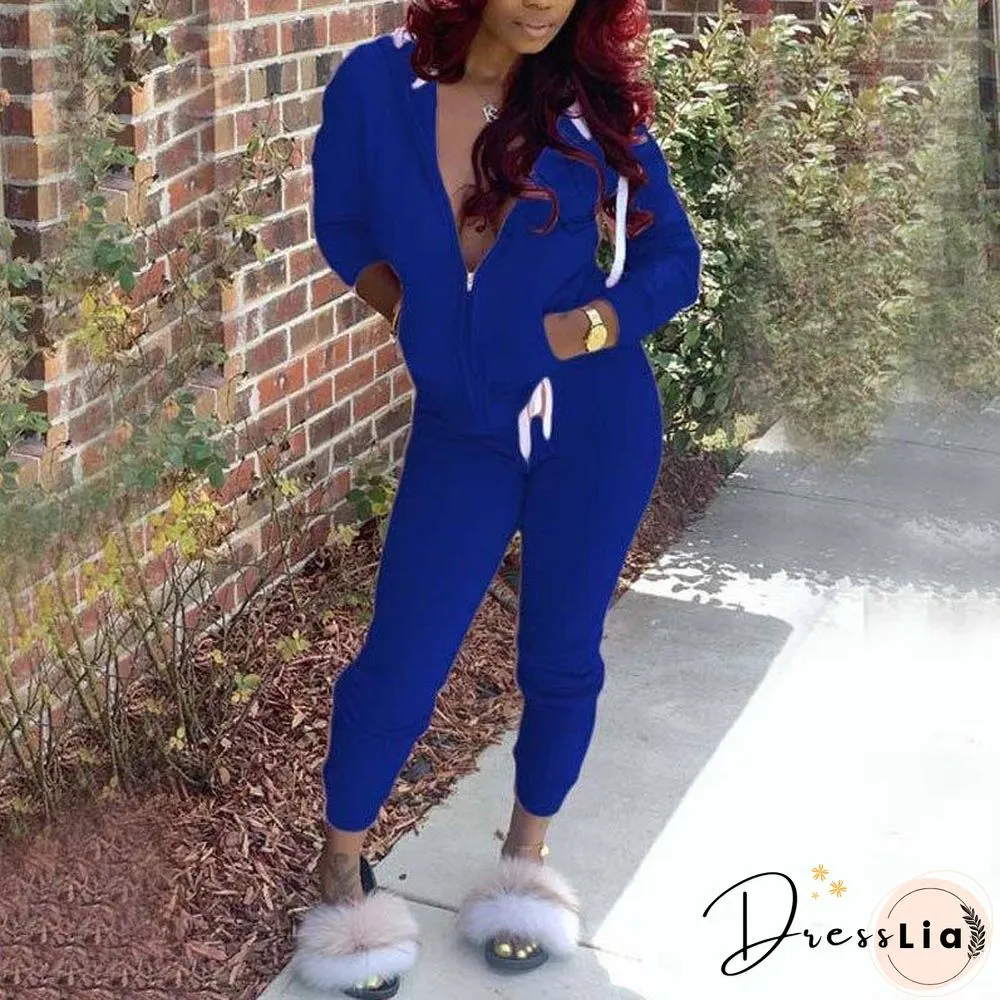 Autumn Tracksuit Women Sets Sweat Suits Ladies Winter Two Piece Outfits Female Joggers