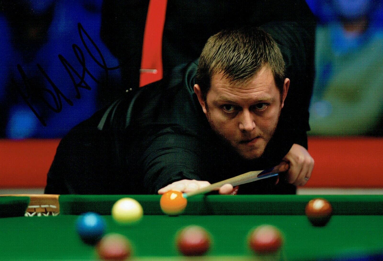 Mark ALLEN 2017 Signed Autograph Photo Poster painting B SNOOKER Sheffield Crucible AFTAL COA