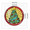 >SALE<Full Embroidery Eco-cotton Thread 18CT Printed Christmas Tree Cross Stitch Kit