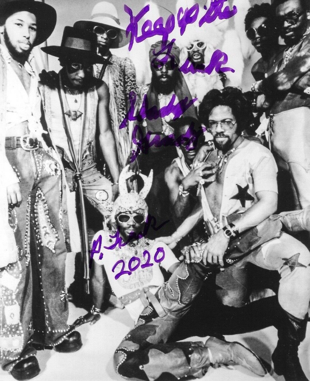 * SHADY GRADY THOMAS * signed 8x10 Photo Poster painting * PARLIAMENT FUNKADELIC * COA * 1