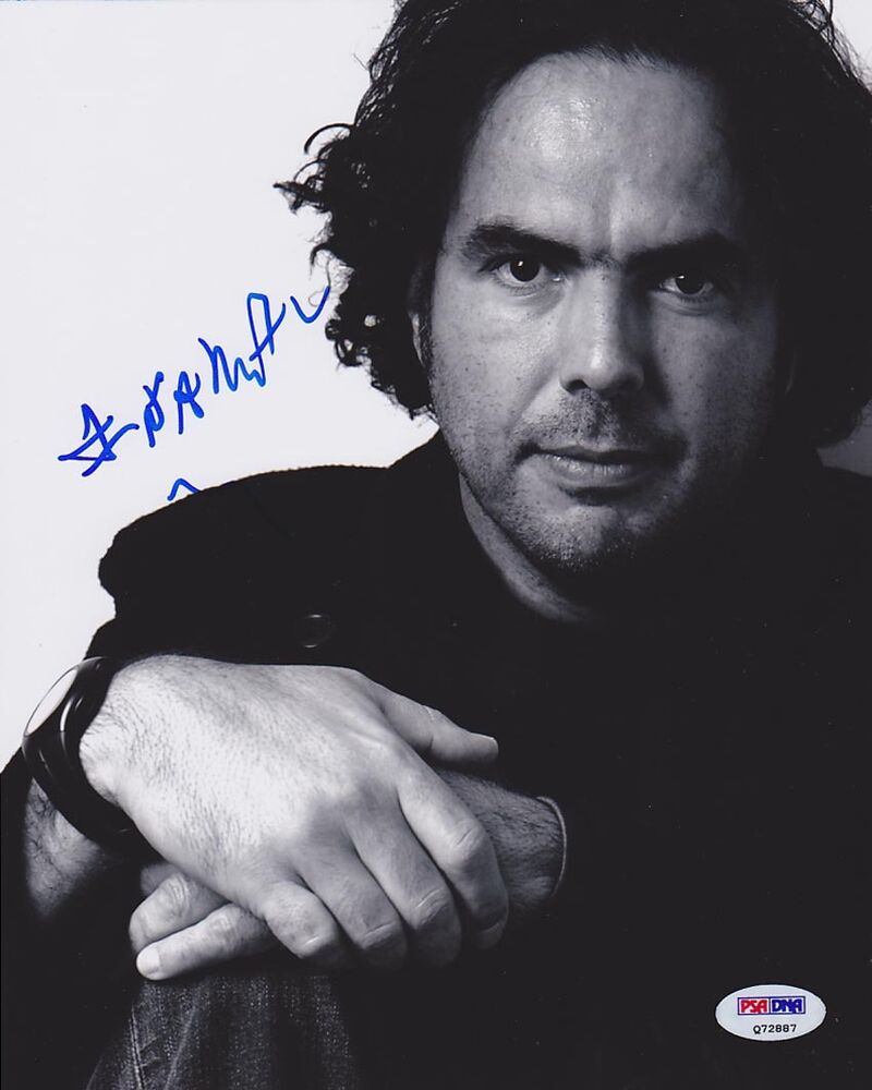 Alejandro Gonzalez I?árritu SIGNED 8x10 Photo Poster painting Birdman PSA/DNA AUTOGRAPHED