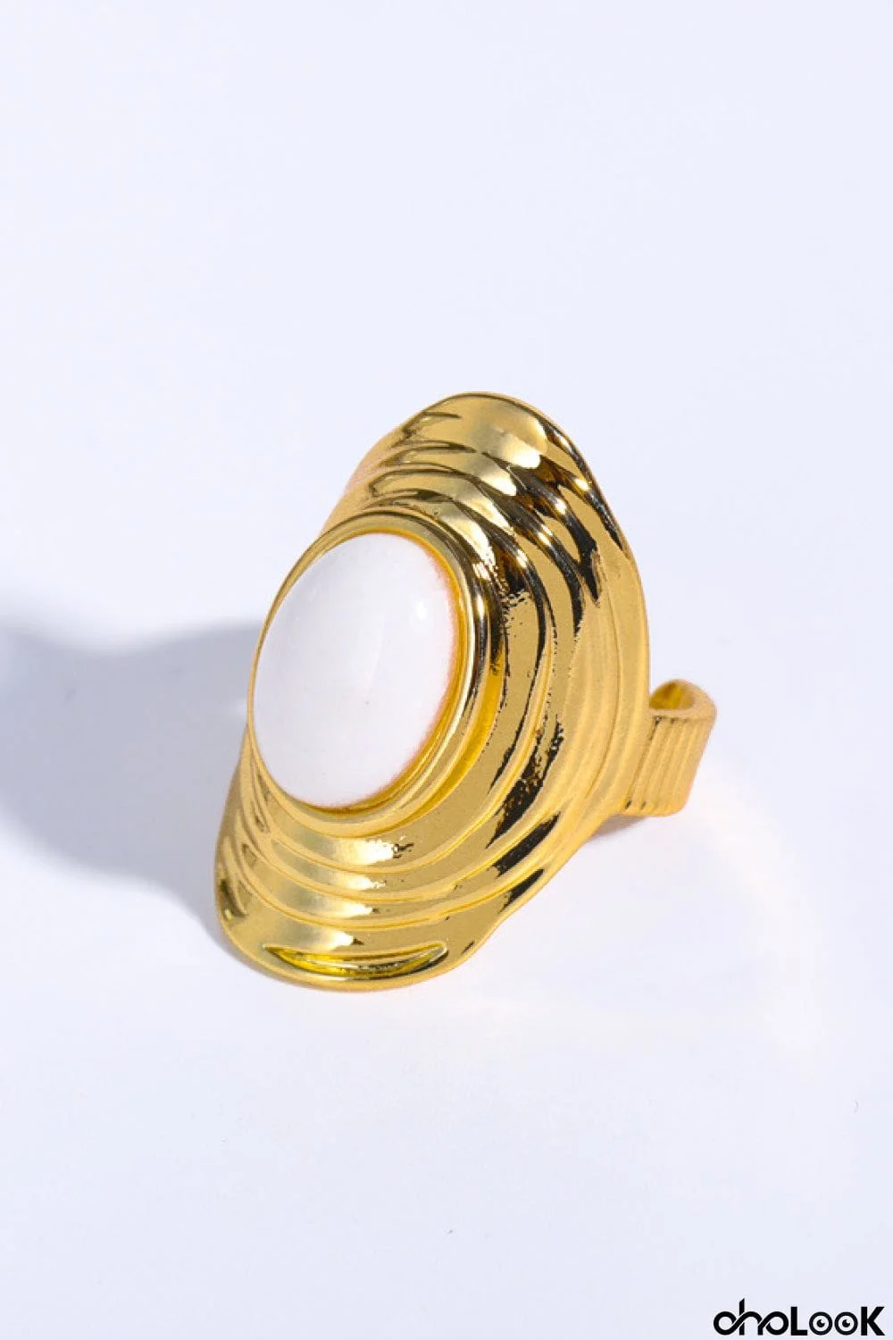 Natural Stone Copper Ring