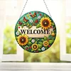 Welcome Sunflower Double Sided - 5D DIY Pendant