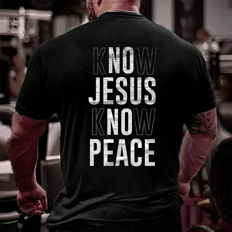 GEN X Know Jesus Know Peace Sweatshirt - Gift Christian Religious Catholic God Faith