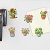 6 PCS Pot - 5D DIY Sticker Magnet