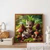 Groot-Peinture diamant ronde compl&egrave;te-40*40cm