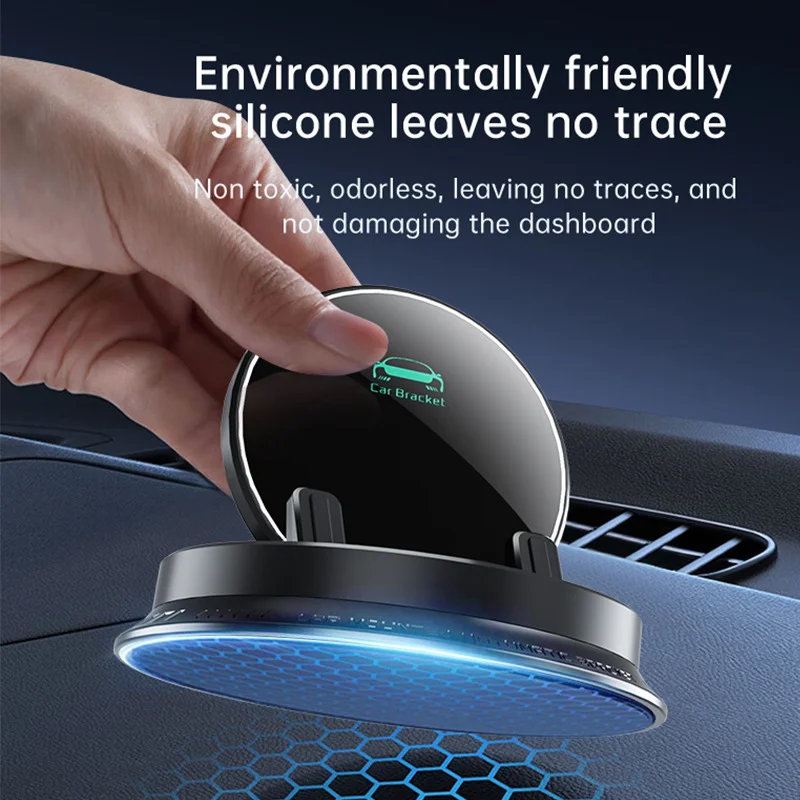 Car phone holder automatic clamping 360 degree rotation flexible multifunctional easy to install intelligent adjustable