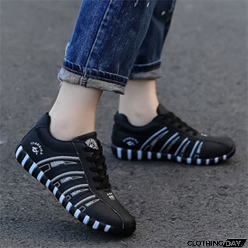 Women's Lightweight Flat Rubber Sole Lace Up Loafers for Walking