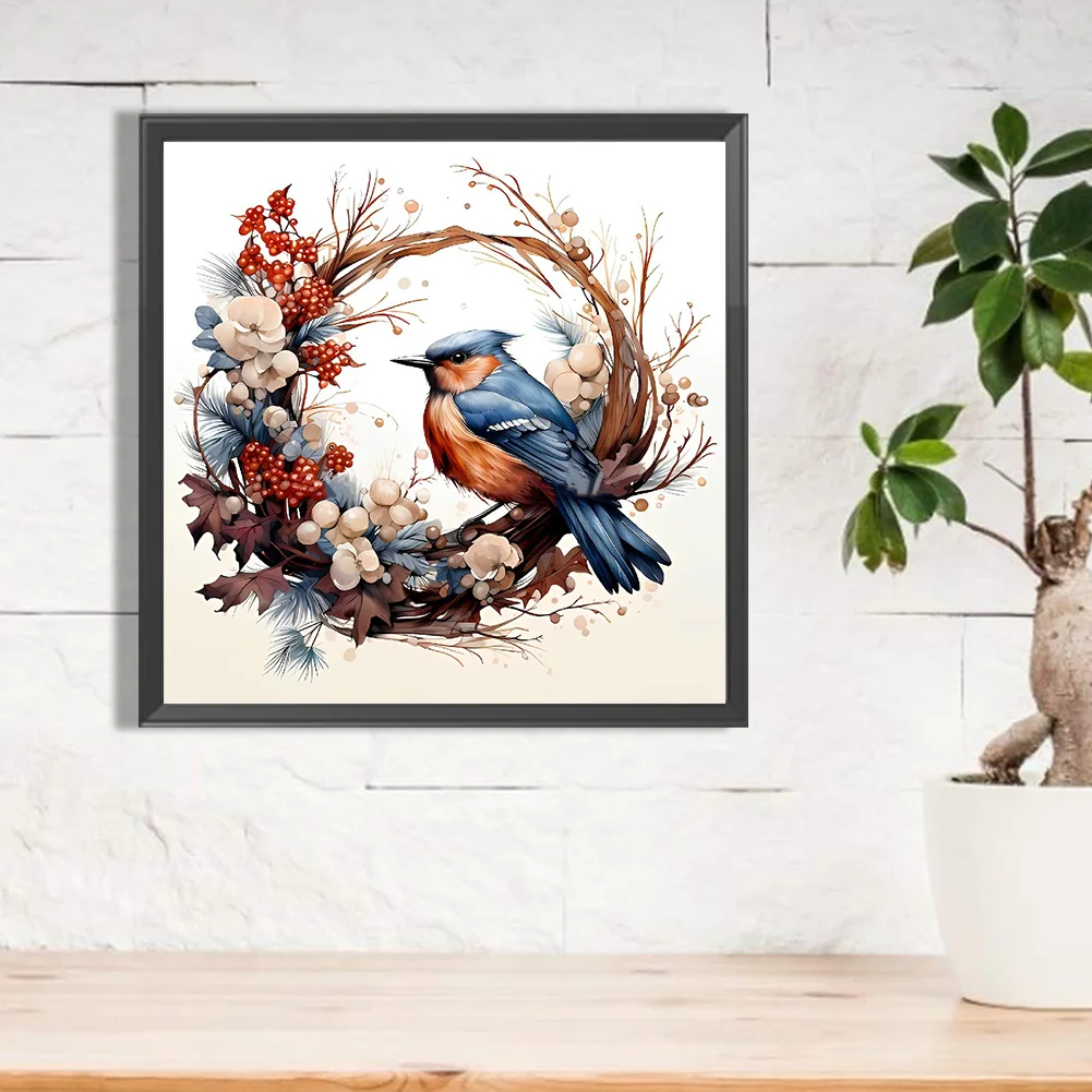 Diamond Painting - Full Round Drill - Garlan Bird(Canvas|40*40cm)